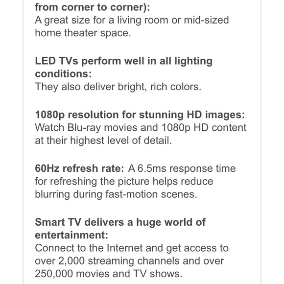 55” black insignia roku tv hd - Picture 6 of 8